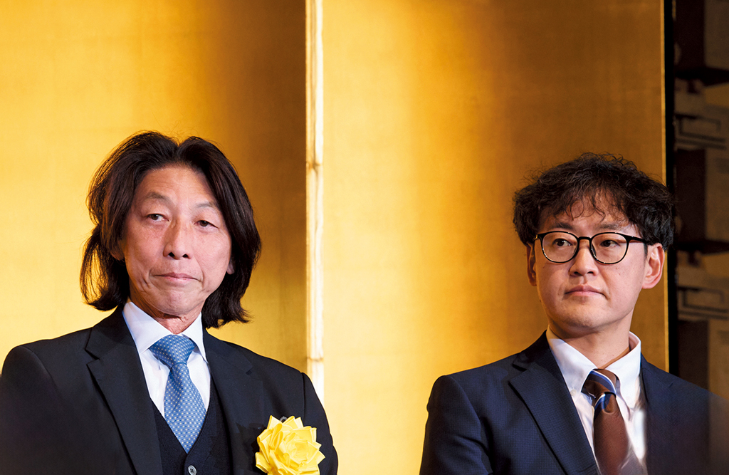 審査員特別賞の吉田直人・Digital Entertainment Asset Pte. Ltd.CEO（左）と山田耕三・同社Co-CEO